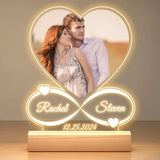Lampe Personnalisée avec Photo et Texte de Léon, Veilleuse pour Femmes et Hommes, Cadeaux d'Anniversaire et de Mariage pour Couples Ma boutique