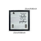 Cadre Photo en bois, cadre d'images commémoratives pour animaux de compagnie, avec porte-Collar pour chien et chat, cadeau de sympathie, collier de signe Photo non inclus Ma boutique