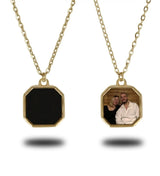 Collier magique personnalisé à commande thermique, colliers avec images cachées personnalisées pour femmes, Photos personnalisables, cadeau de noël pour femmes Ma boutique