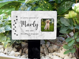 Piquet commémoratif personnalisé pour animaux de compagnie, marqueur acrylique, pierre tombale, Souvenirs pour chiens et chats, perte d'animaux, ajouter de la Photo et du texte, cadeau commémoratif Ma boutique