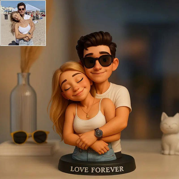 Décoration de bureau personnalisée avec photo dans le style des dessins animés Pixar