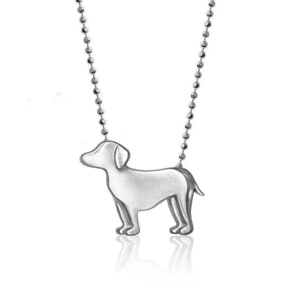 Collier en acier inoxydable pour chiot, pendentif en diamant pour chien, corrida, corgi, caniche, chaîne de clavicule à retention de couleur plaquée or Ma boutique
