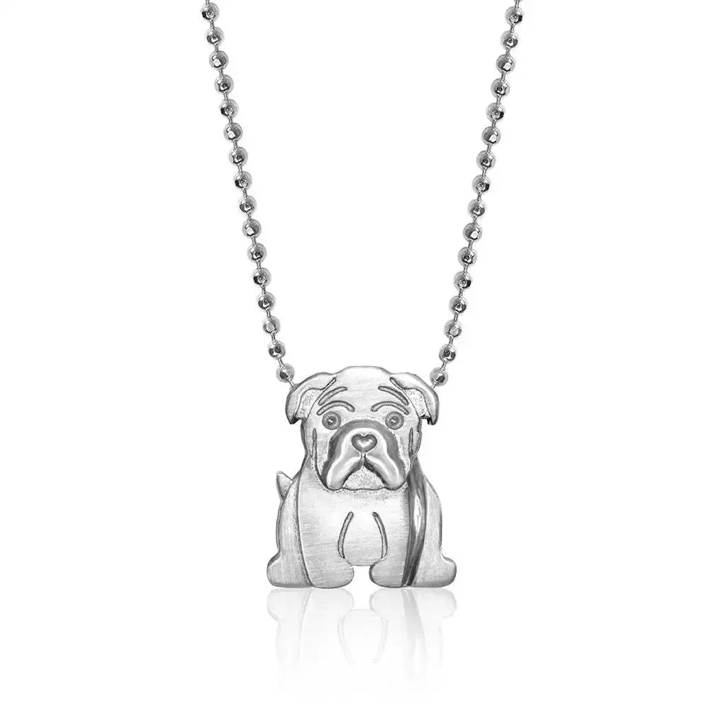 Collier en acier inoxydable pour chiot, pendentif en diamant pour chien, corrida, corgi, caniche, chaîne de clavicule à retention de couleur plaquée or Ma boutique