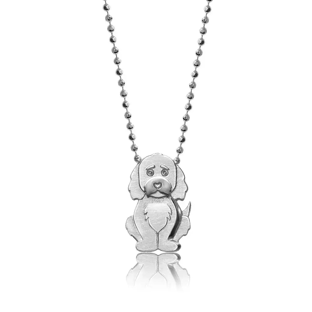 Collier en acier inoxydable pour chiot, pendentif en diamant pour chien, corrida, corgi, caniche, chaîne de clavicule à retention de couleur plaquée or Ma boutique