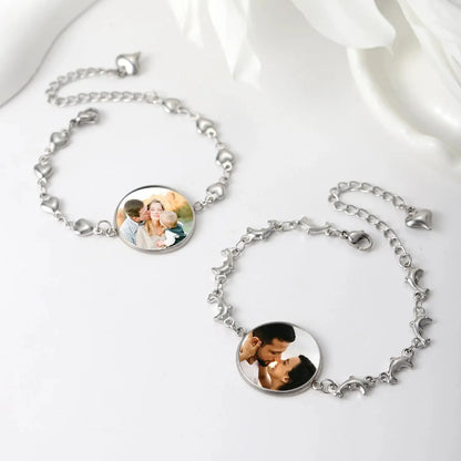 Bracelet Photo de dauphin personnalisable