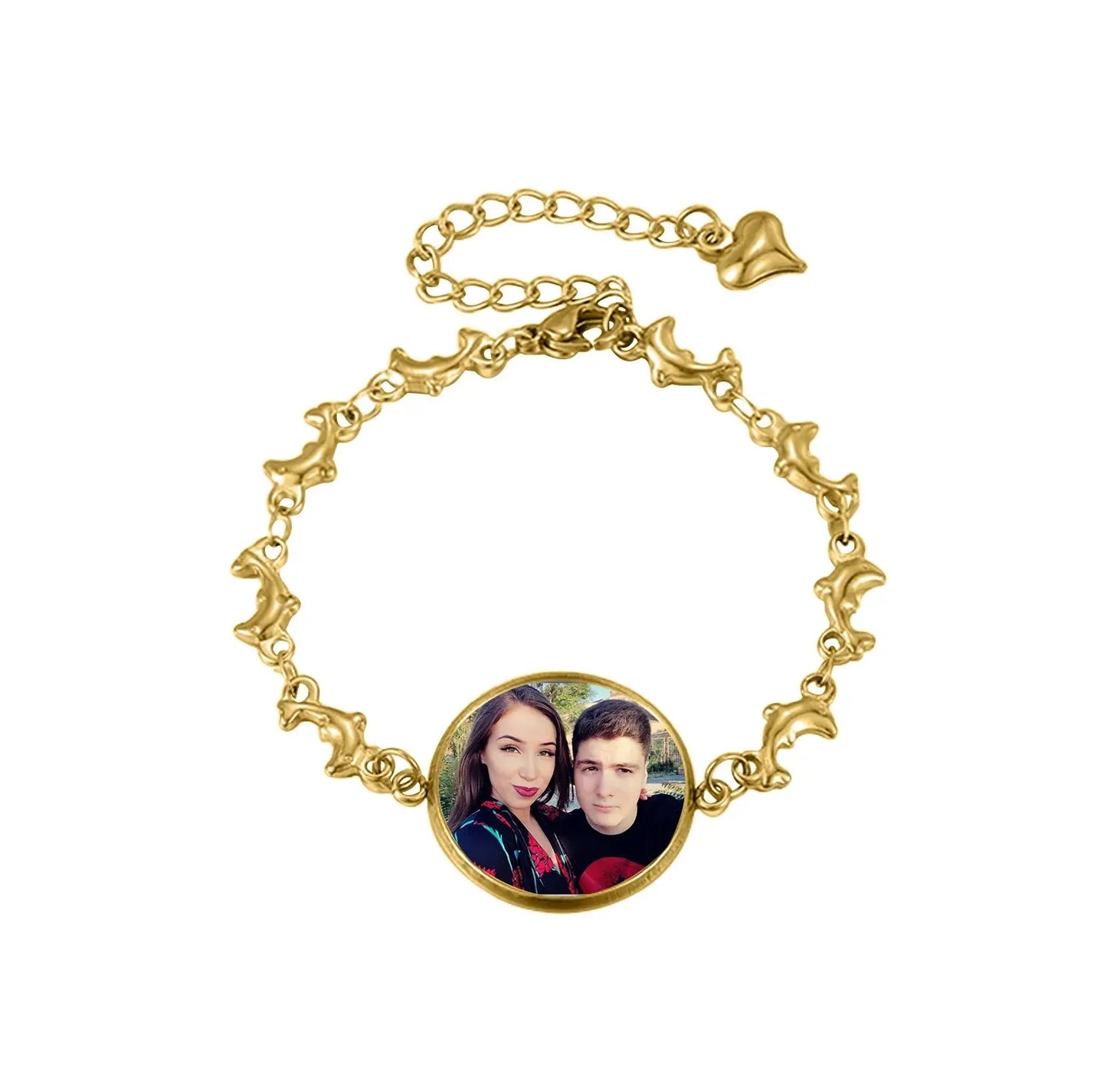 Bracelet Photo de dauphin personnalisable, Bracelet Photo personnalisé, Bracelet de souvenirs spéciaux Ma boutique