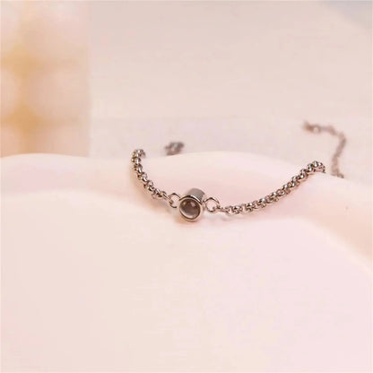 Bracelets Photo en Corde et Tissu