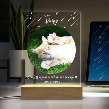 Cadeau commémoratif pour animaux de compagnie, Plaque Photo personnalisée pour animaux de compagnie