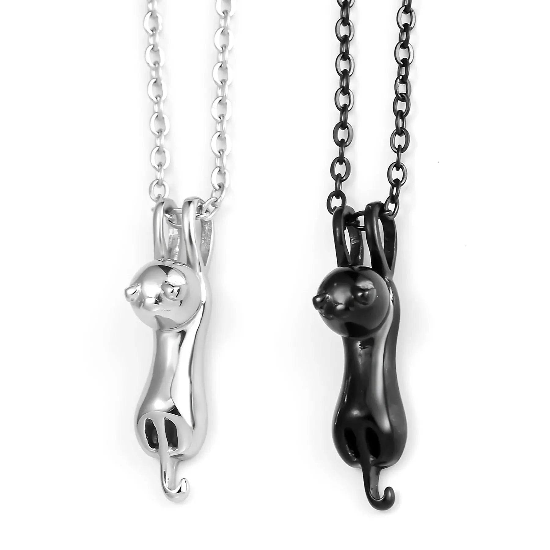 Collier pendentif chat