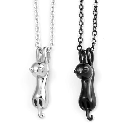 Collier pendentif chat