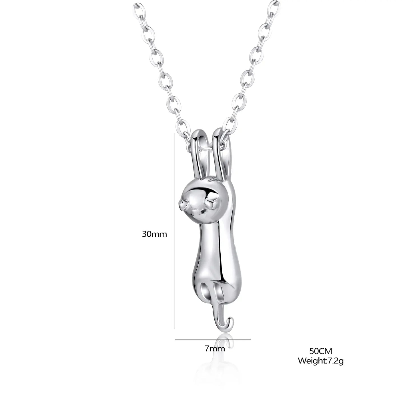 Collier pendentif chat étanche pour cendres, bijoux de crémation, urne mignonne