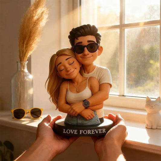 Décoration de bureau personnalisée avec photo dans le style des dessins animés Pixar 