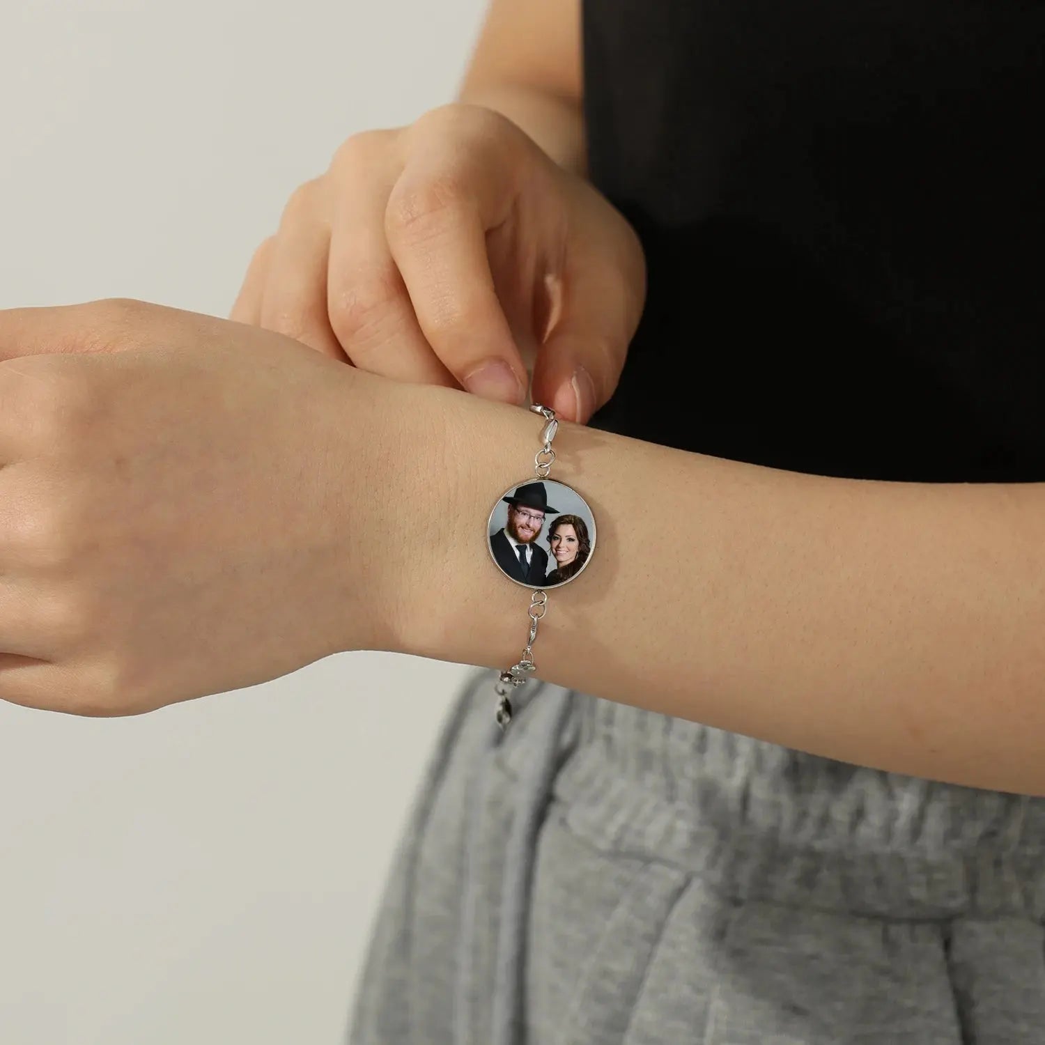 Bracelet Photo de dauphin personnalisable