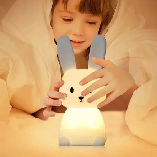 LED veilleuse Silicone lapin capteur tactile