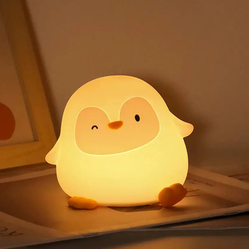 Lampe de nuit Squishy en Silicone, mignonne, renard, lapin