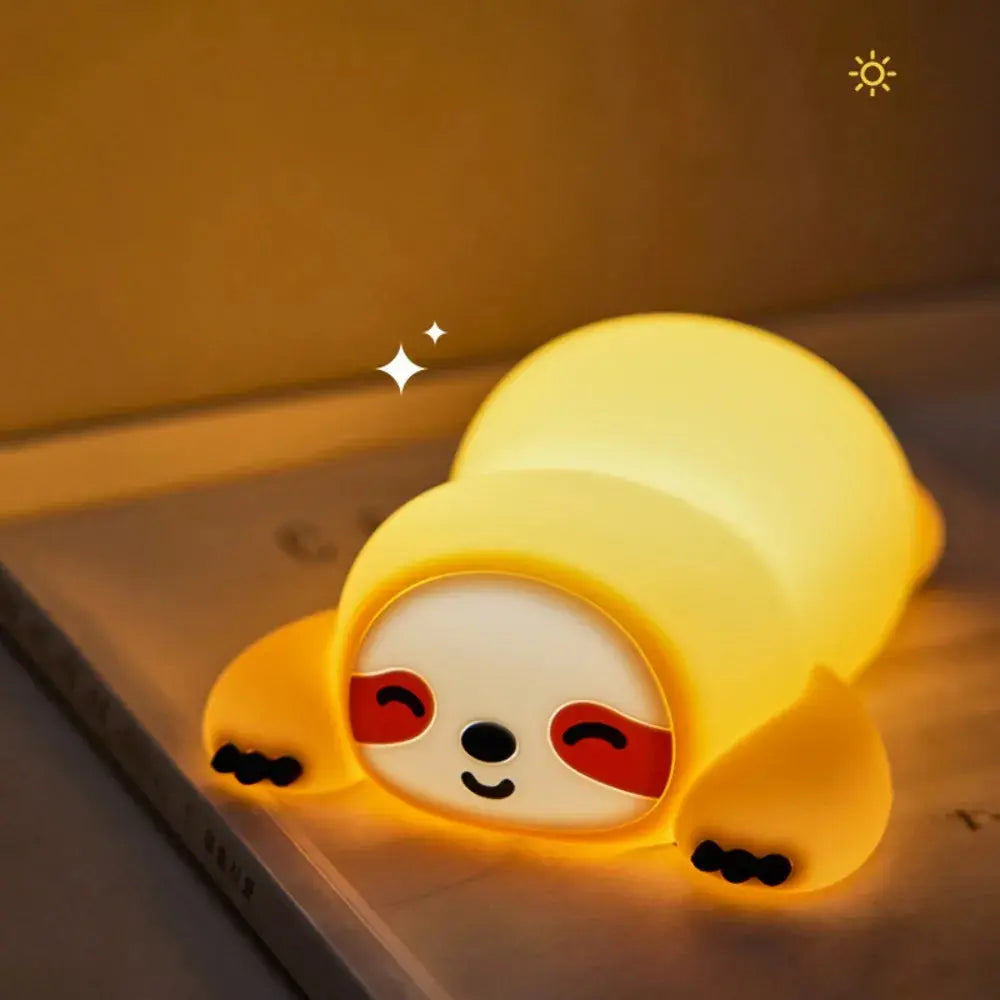 Lampe de nuit Squishy en Silicone, mignonne, renard, lapin, variable, veilleuse pour pépinière