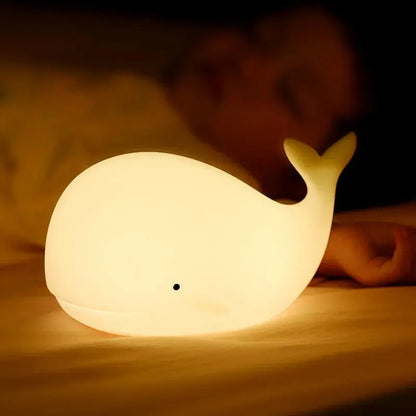 Mignon Silicone veilleuse baleine
