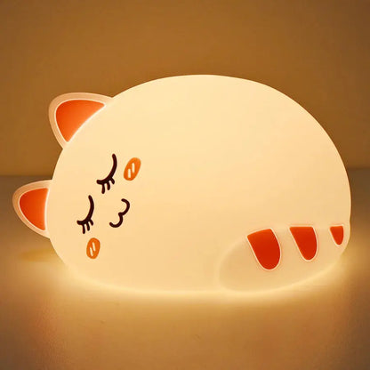 Mignon Silicone veilleuse chat
