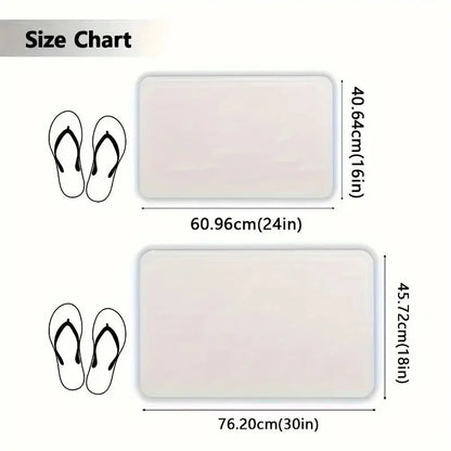 Paillasson chat noir nuit étoilée – Tapis de décoration d'intérieur antidérapant et durable pour entrée ou salle de bain, cadeau unique, design artistique