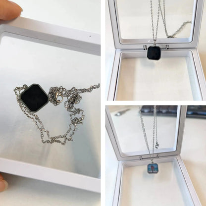 Collier magique personnalisé à commande thermique, colliers avec images cachées personnalisées pour femmes, Photos personnalisables, cadeau de noël pour femmes Ma boutique
