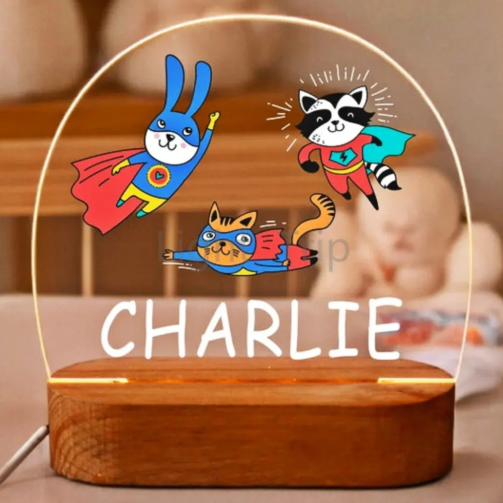 lampe led dinosaure personnalisable chambre enfant