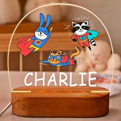 lampe led dinosaure personnalisable chambre enfant