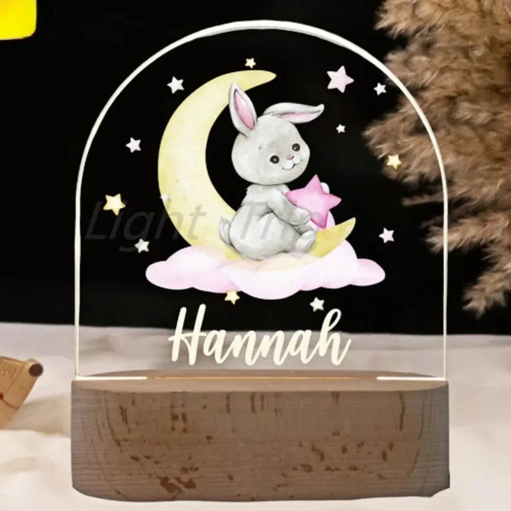 cadeau naissance princesse veilleuse personnalisee