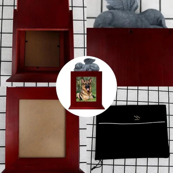 Pet Urn + Frame photo aimante Chine Sympathie Perte Caskets cadeau pour chiens pour Pet Top Sale Ma boutique