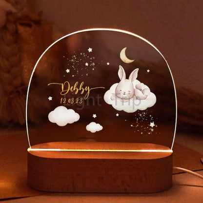 lampe led dinosaure personnalisable chambre enfant