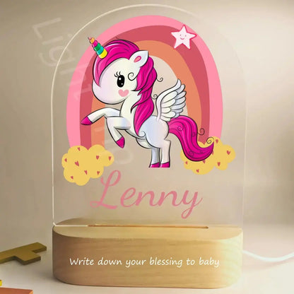 Veilleuse personnalisée bébé, nom personnalisé, Animal, ours, lapin, avec lampe USB, pour chambre à coucher, cadeau d'anniversaire et de noël Cadeaux Personnalisés – Idées Cadeaux Originales & Souvenirs Animaux Décédés