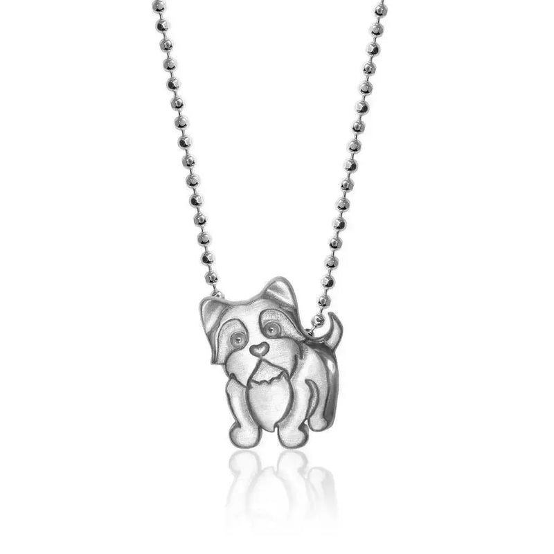 Collier en acier inoxydable pour chiot, pendentif en diamant pour chien, corrida, corgi, caniche, chaîne de clavicule à retention de couleur plaquée or Ma boutique