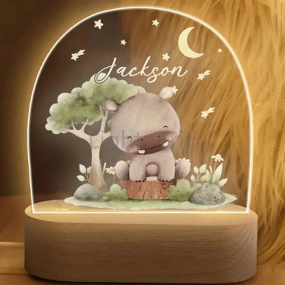 lampe led dinosaure personnalisable chambre enfant