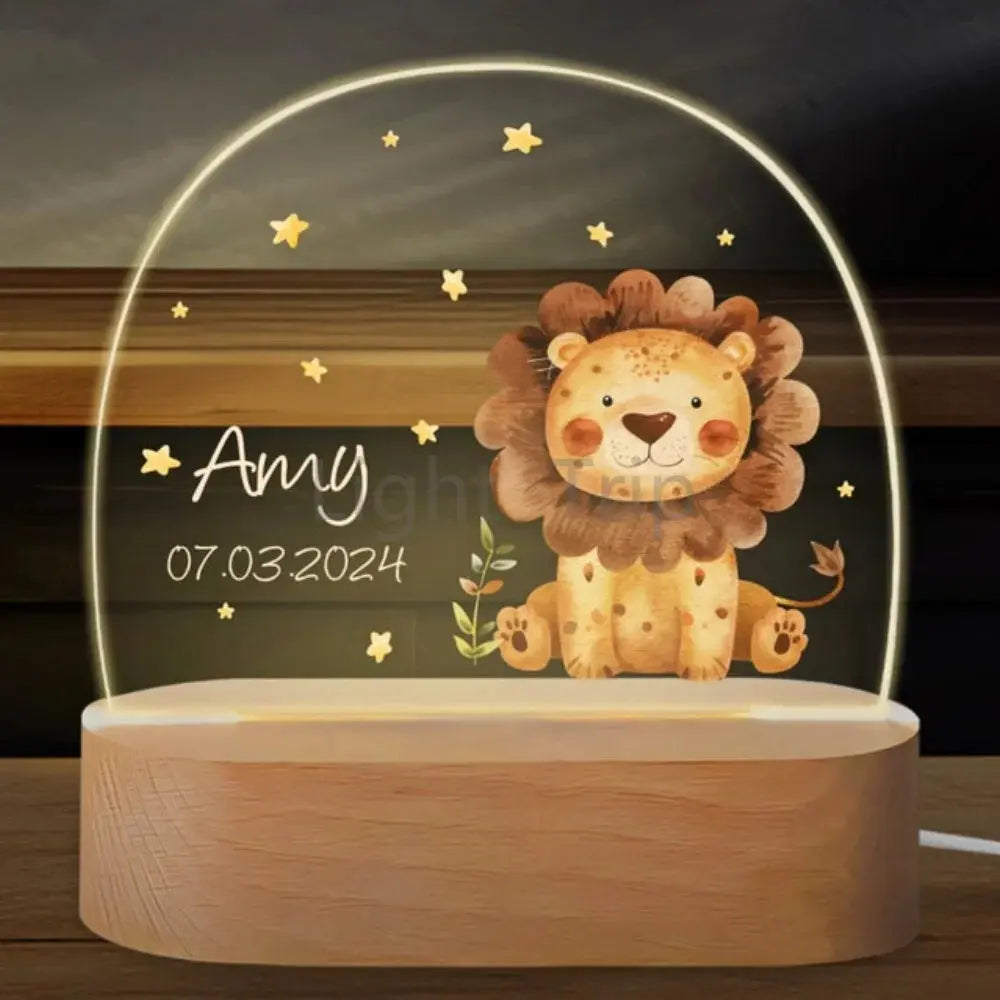 cadeau naissance bebe garcon veilleuse personnalisee