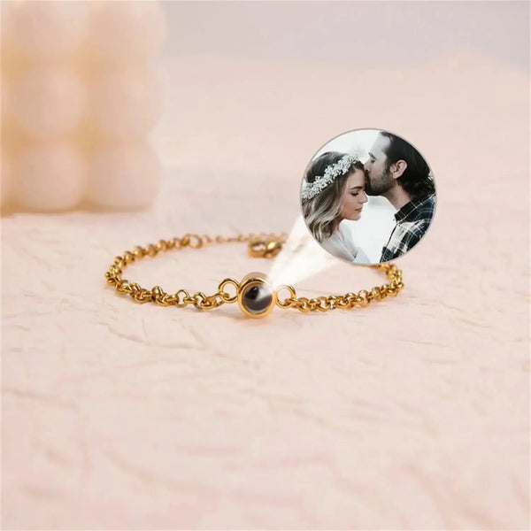 Bracelet de Projection Photo Personnalisé – Souvenir Émotionnel pour Chien Décédé Ma boutique