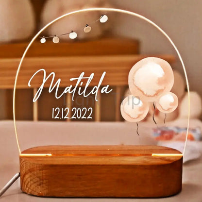 cadeau naissance bebe garcon veilleuse personnalisee