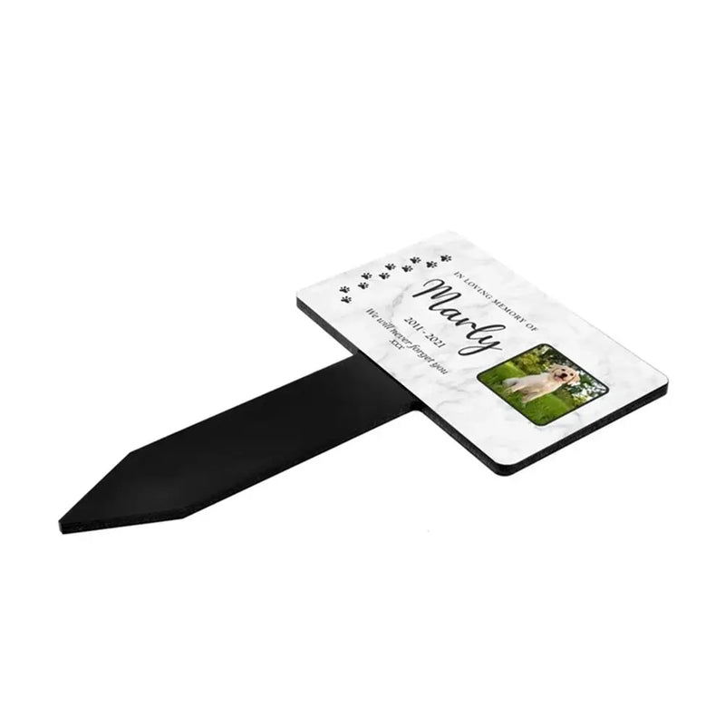 Piquet commémoratif personnalisé pour animaux de compagnie, marqueur acrylique, pierre tombale, Souvenirs pour chiens et chats, perte d'animaux, ajouter de la Photo et du texte, cadeau commémoratif Ma boutique