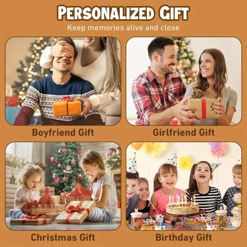 Lumière commémorative personnalisée pour animaux de compagnie avec photo Lampe de nuit personnalisée pour cadeau de sympathie de chat de chien décédé avec plaque commémorative de base en bois Ma boutique