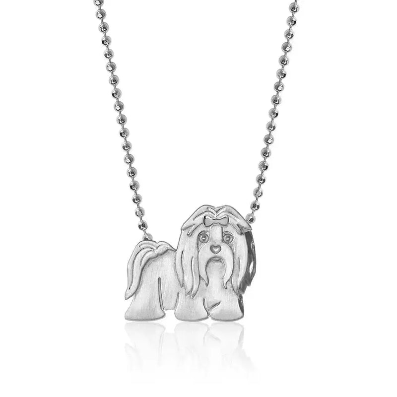 Collier en acier inoxydable pour chiot, pendentif en diamant pour chien, corrida, corgi, caniche, chaîne de clavicule à retention de couleur plaquée or Ma boutique