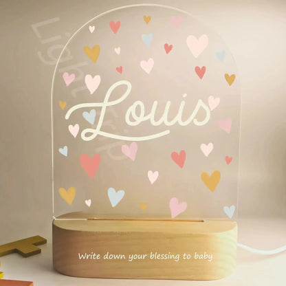 Veilleuse personnalisée bébé, nom personnalisé, Animal, ours, lapin, avec lampe USB, pour chambre à coucher, cadeau d'anniversaire et de noël Cadeaux Personnalisés – Idées Cadeaux Originales & Souvenirs Animaux Décédés