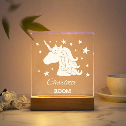 veilleuse animal personnalisee bebe avec prenom