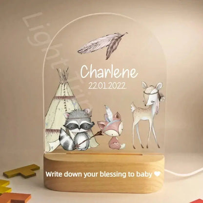 Veilleuse personnalisée bébé, nom personnalisé, Animal, ours, lapin, avec lampe USB, pour chambre à coucher, cadeau d'anniversaire et de noël Cadeaux Personnalisés – Idées Cadeaux Originales & Souvenirs Animaux Décédés