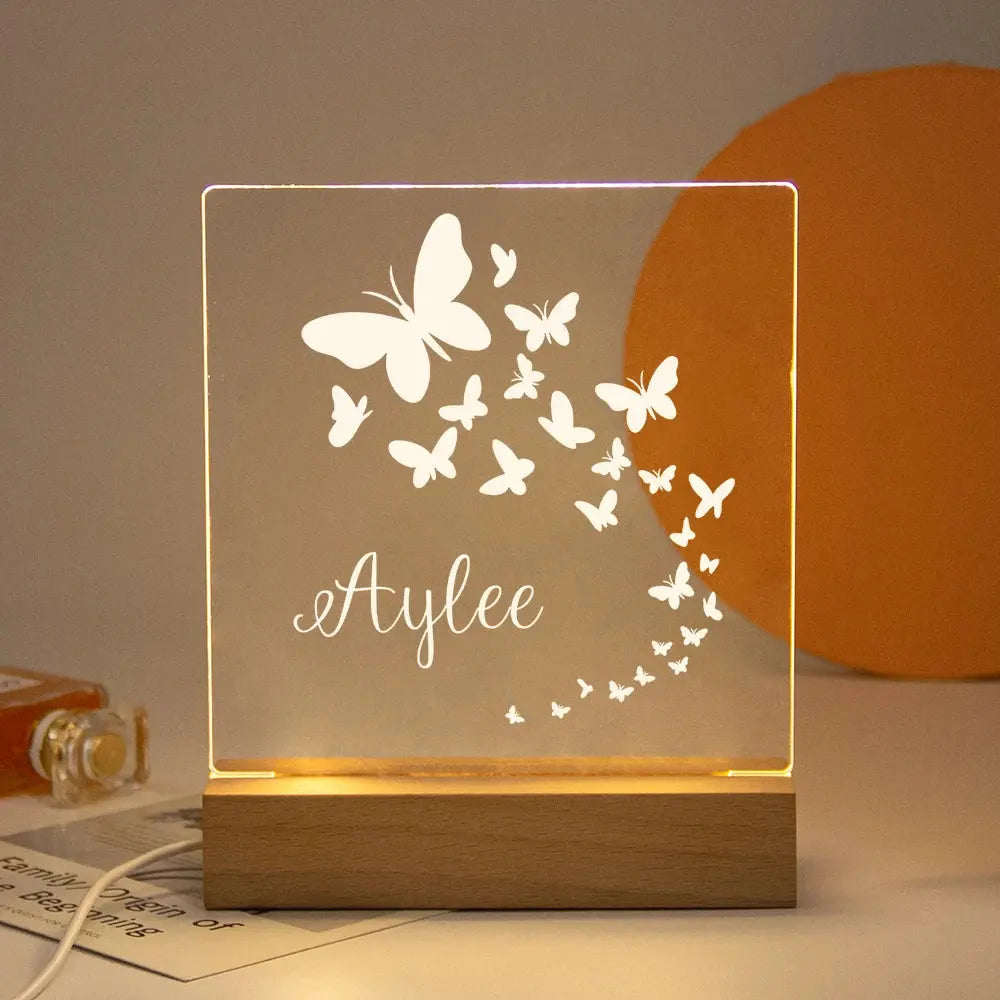 lampe LED USB personnalisable enfant animal