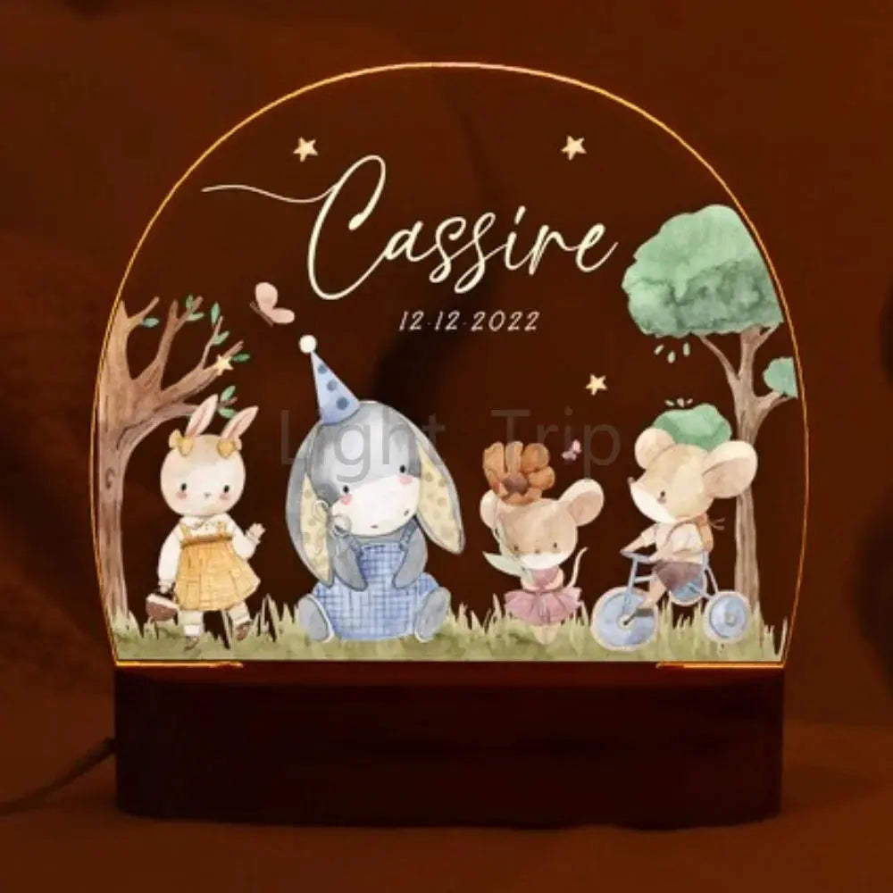 cadeau naissance bebe garcon veilleuse personnalisee