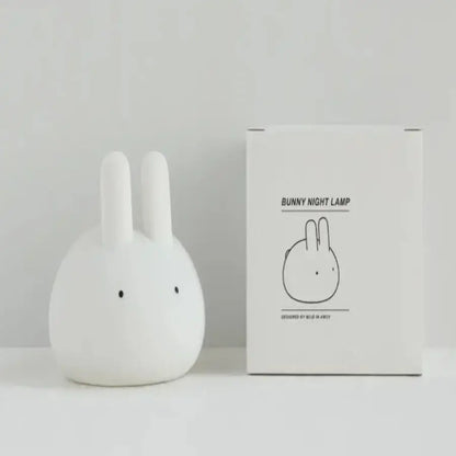 Veilleuse lapin mignon en silicone avec contrôle tactile