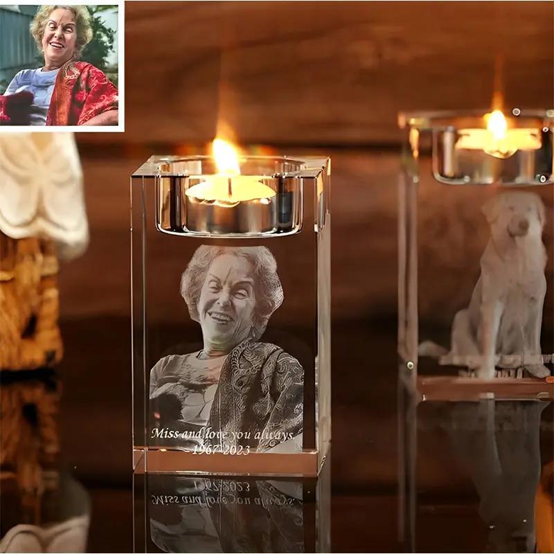 bougeoir avec Photo personnalisée