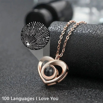 Colliers Photo de Projection personnalisés, collier Photo personnalisé pour femmes, cadeaux pour mères, Collection de mémoire, bijoux en forme de cœur Ma boutique