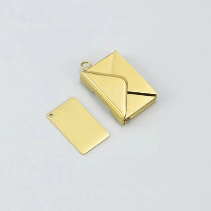 Collier photo enveloppe, adapté aux femmes et aux filles, bijoux cadeaux photo de famille ouvrable en acier inoxydable, pendentif personnalisé Ma boutique