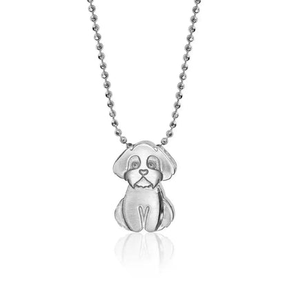 Collier en acier inoxydable pour chiot, pendentif en diamant pour chien, corrida, corgi, caniche, chaîne de clavicule à retention de couleur plaquée or Ma boutique