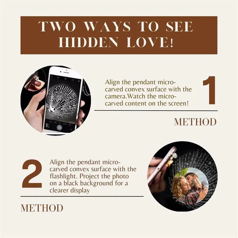 Porte-clés de Projection de Photo personnalisé