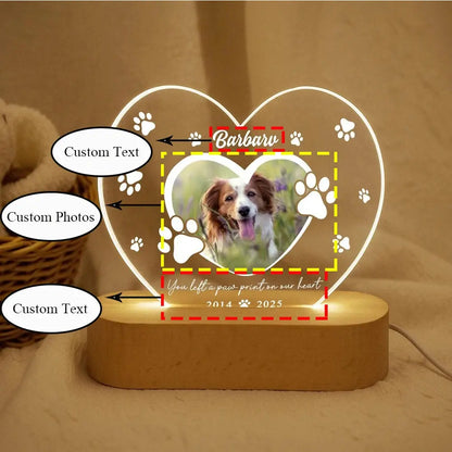 veilleuse commémorative animaux de compagnie, souvenir de sympathie pour perte animal
